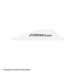 Gray Archery Gray Hawk 1.75" Recurve Vanes -Shooting Gear Store 1032537 white