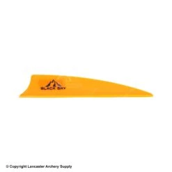 Bohning Black Sky 3" Shield Cut Vane 10 Bohning Black Sky 3" Shield Cut Vane -Shooting Gear Store 1033621 orange