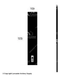 Bohning Solid Color Arrow Wraps 5.5" (Small 17/64) -Shooting Gear Store 1480297 black