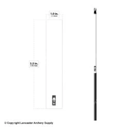 Bohning Solid Color Arrow Wraps 5.5" (Small 17/64) -Shooting Gear Store 1480297 white