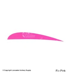 Ozark 3" Parabolic Solid Color Feather -Shooting Gear Store 1610007 flopink