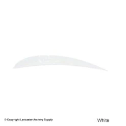Ozark 3" Parabolic Solid Color Feather -Shooting Gear Store 1610007 white