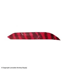 Ozark 4.5" Target Maxx Barred Color Feather -Shooting Gear Store 1610010 red