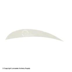 Ozark 4" Parabolic Solid Color Feather -Shooting Gear Store 1610024 white