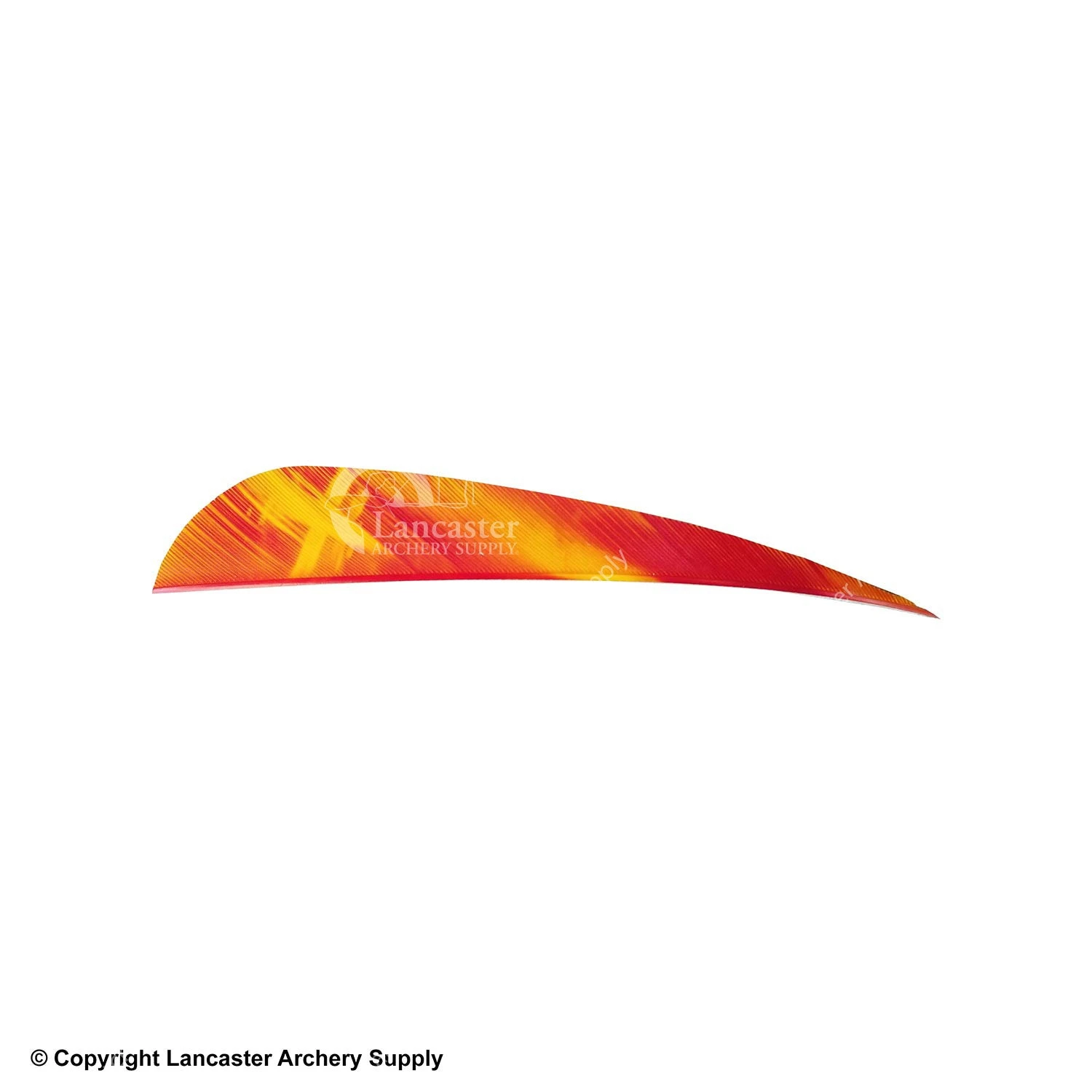 Ozark 4" Parabolic Fire Camo Feather 2 Ozark 4" Parabolic Fire Camo Feather - Image 2