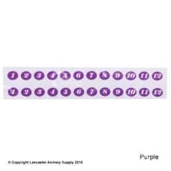 Gunstar Tail Numbers -Shooting Gear Store 2010017 purple