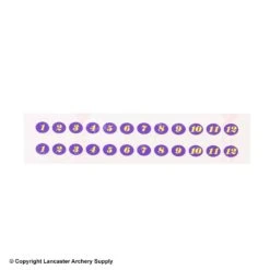 Gunstar Tail Numbers -Shooting Gear Store 2010017 purple yellow