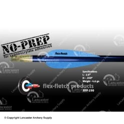 Flex-Fletch FFP-250 No-Prep Vanes -Shooting Gear Store 2210041 pearlblue