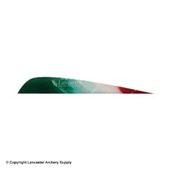 Gateway 5" Parabolic Patriot Feather -Shooting Gear Store 2270049 green white red