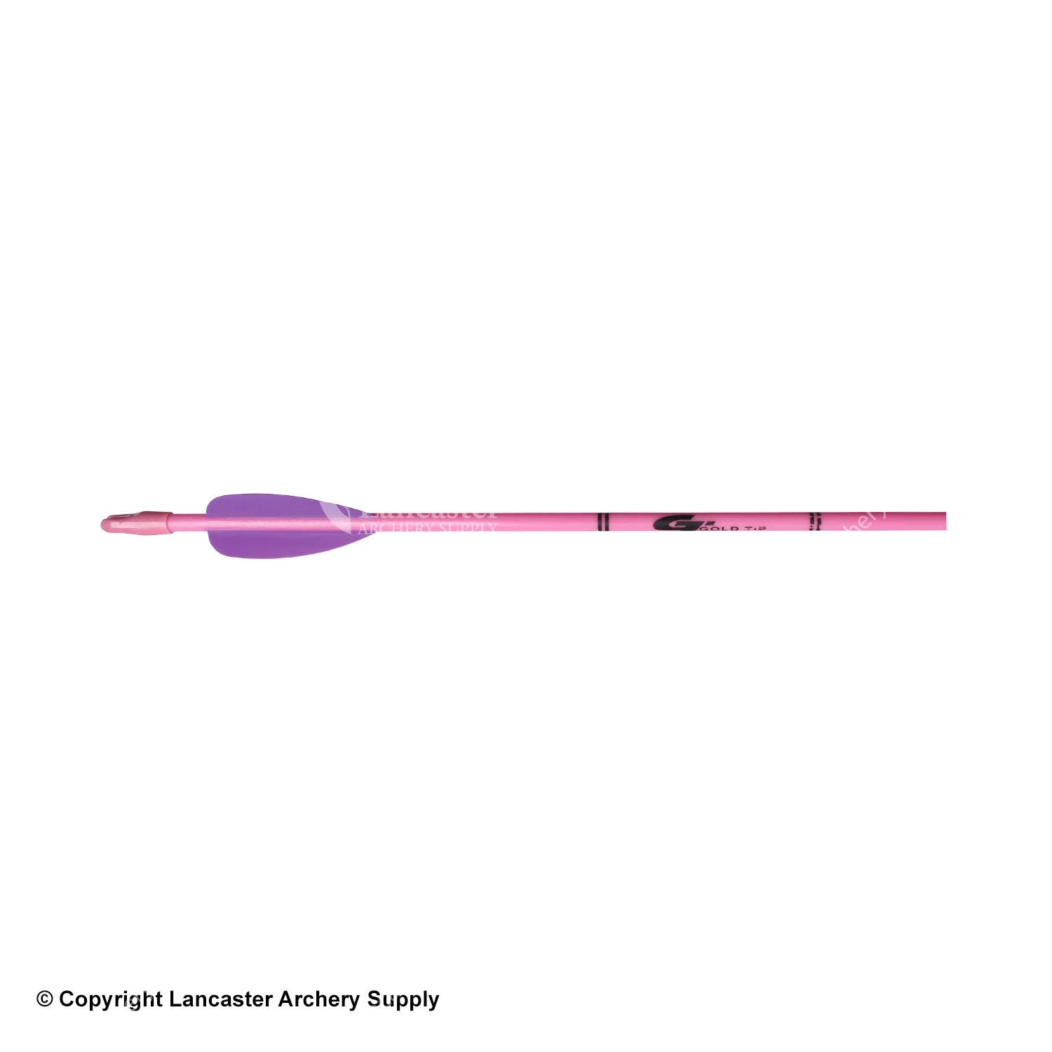 Gold Tip Pink Fiberglass Youth Arrow 2 Gold Tip Pink Fiberglass Youth Arrow - Image 2