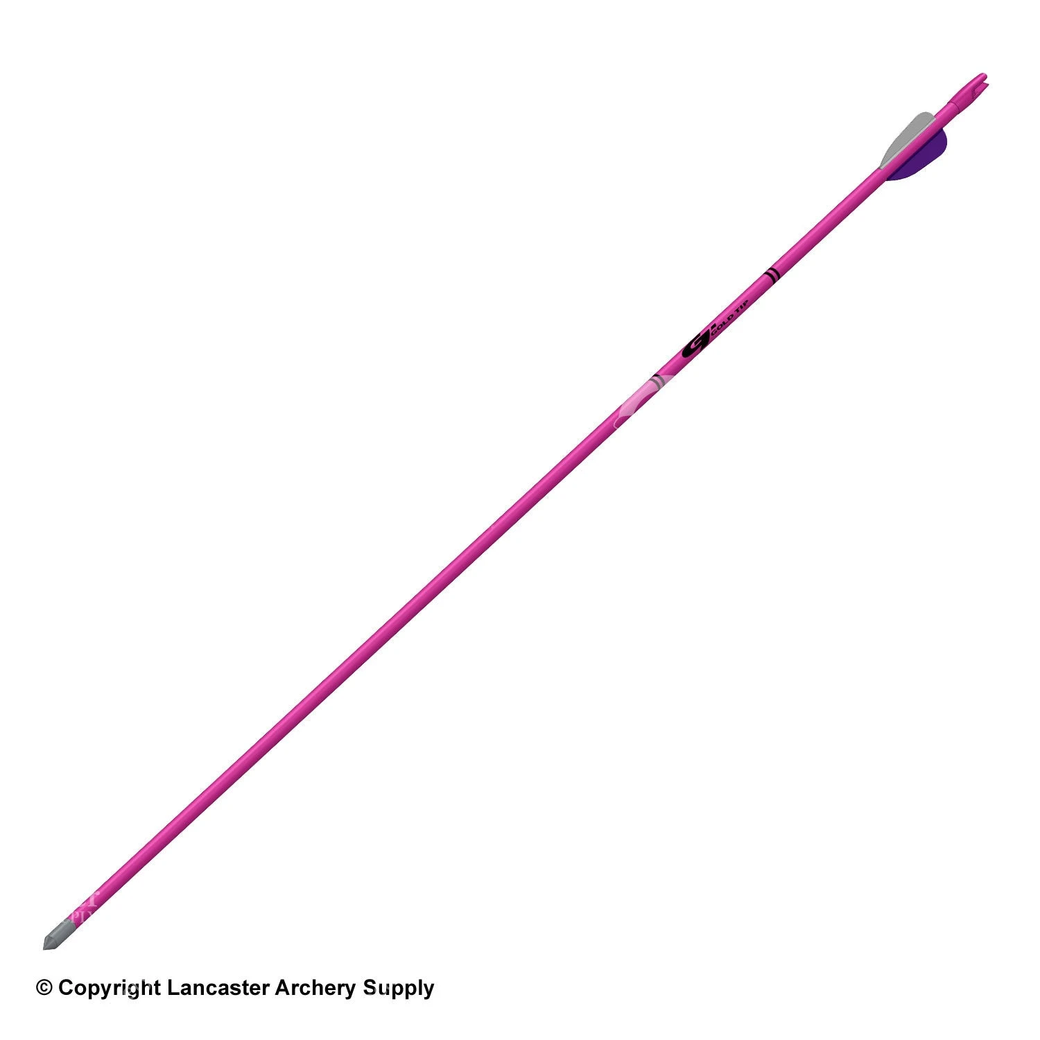 Gold Tip Pink Fiberglass Youth Arrow 1 Gold Tip Pink Fiberglass Youth Arrow