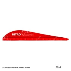 Pine Ridge Nitro 2.2" Low Profile Vanes -Shooting Gear Store 3450049 red