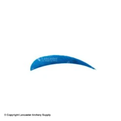 Trueflight 4" RW Round Back Feather -Shooting Gear Store 5200004 blue
