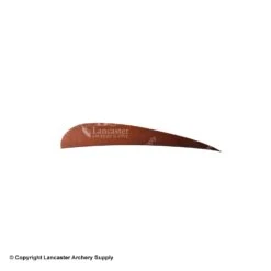 Trueflight 4" RW Round Back Feather -Shooting Gear Store 5200004 brown