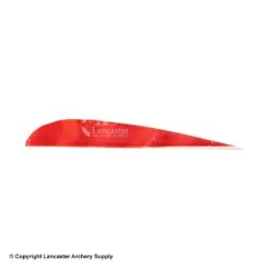Trueflight Brite Stripes 4" RW Round Back Feather -Shooting Gear Store 5200006 red orange