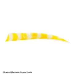 Trueflight Brite Stripes 5" RW & LW Shield Back Feather -Shooting Gear Store 5200007 yel white