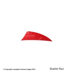 Trueflight 2" Shield Back RW HP Feather -Shooting Gear Store 5200009 scarletred