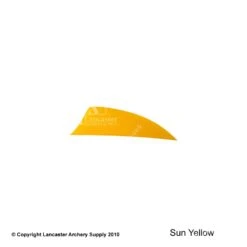 Trueflight 2" Shield Back RW HP Feather -Shooting Gear Store 5200009 sunyellow