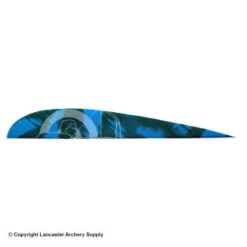 Trueflight Camo 4" RW Round Back Feather 20 Trueflight Camo 4" RW Round Back Feather -Shooting Gear Store 5200010 blue