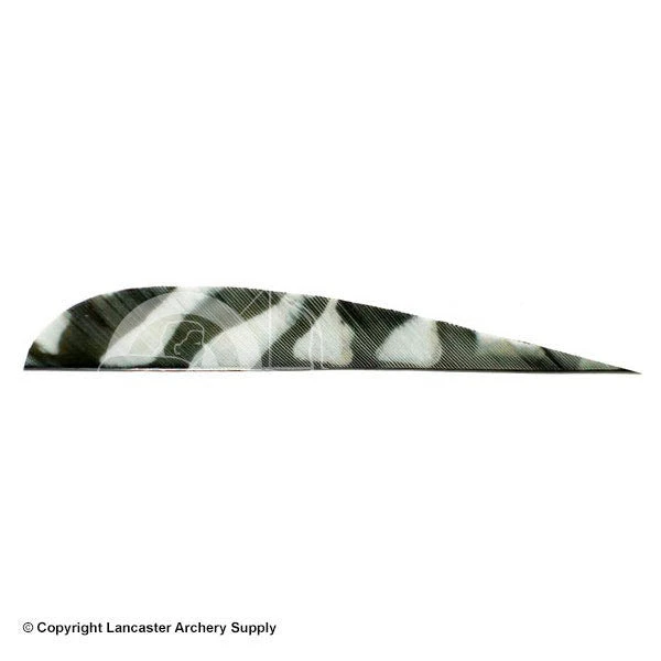 Trueflight Camo 4" RW Round Back Feather 2 Trueflight Camo 4" RW Round Back Feather - Image 2