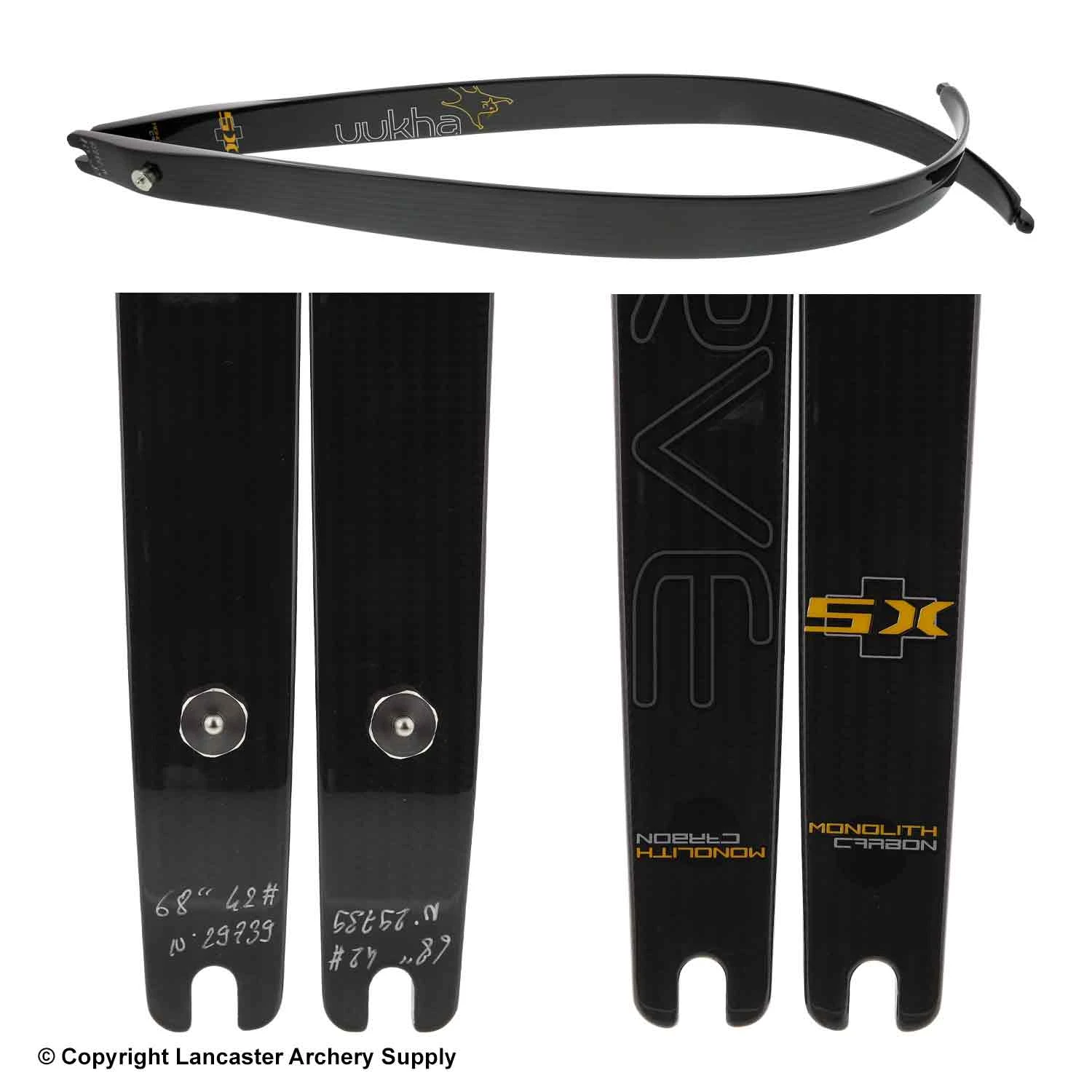 Uukha SX+ Monolith Carbon S-Curve Limbs (Clearance X1032325) 2 Uukha SX+ Monolith Carbon S-Curve Limbs (Clearance X1032325) - Image 2