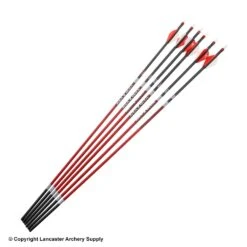 Carbon Express Maxima RED Fletched Arrows (Open Box X1033736)